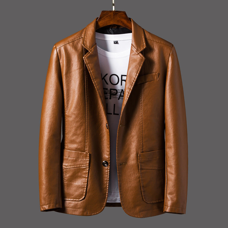 Romano Leather Blazer