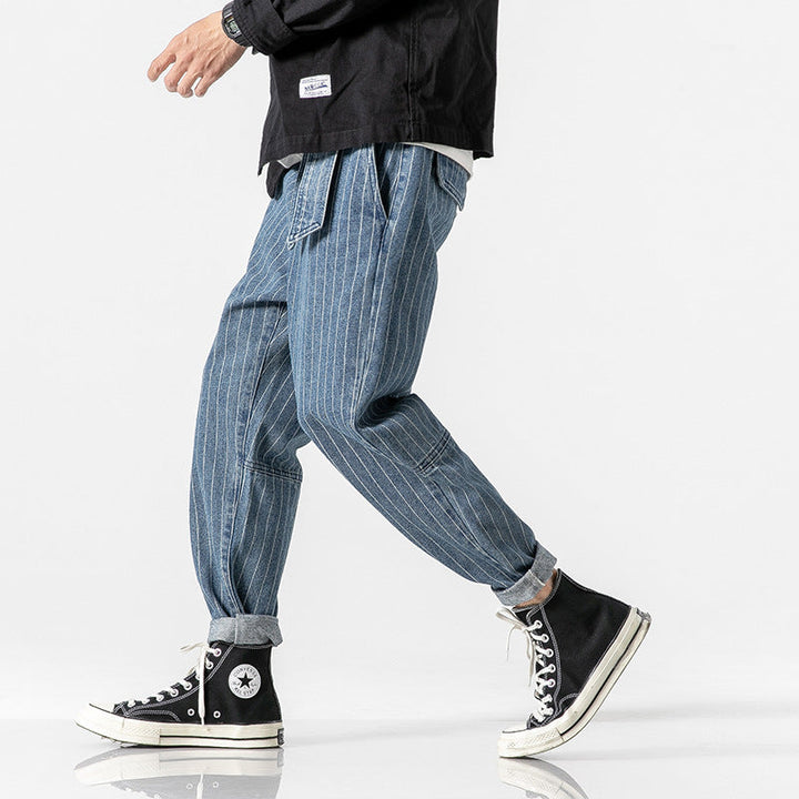 Haruto | Japanese Denim Stripe Pants