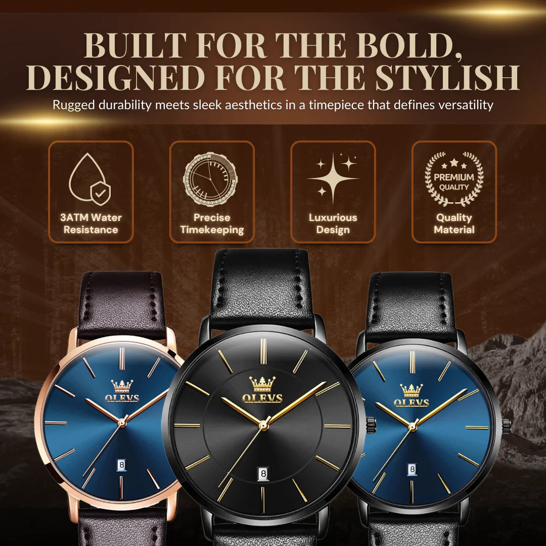 Emmerich | Leather Strap Men's Watch