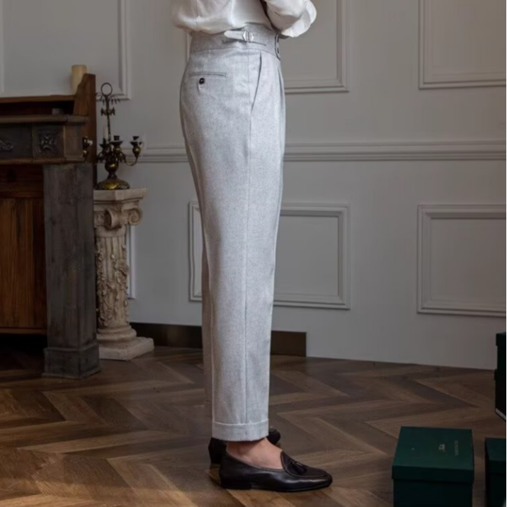 Genova | Classic Pleated Pants