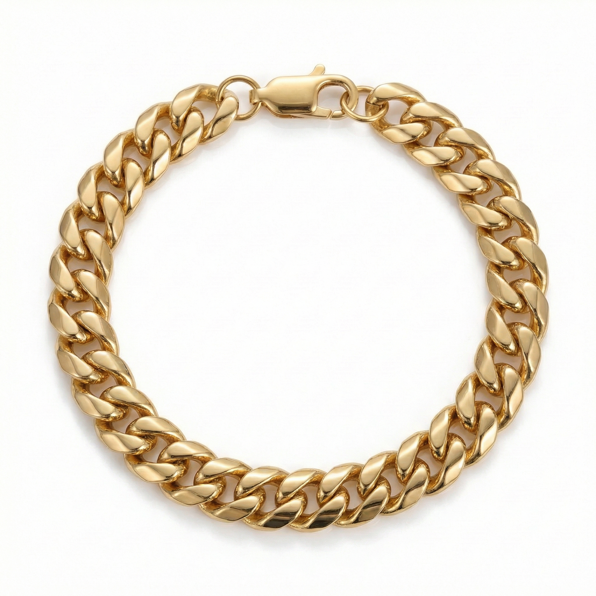 Cuban Bracelet (Gold) 8mm