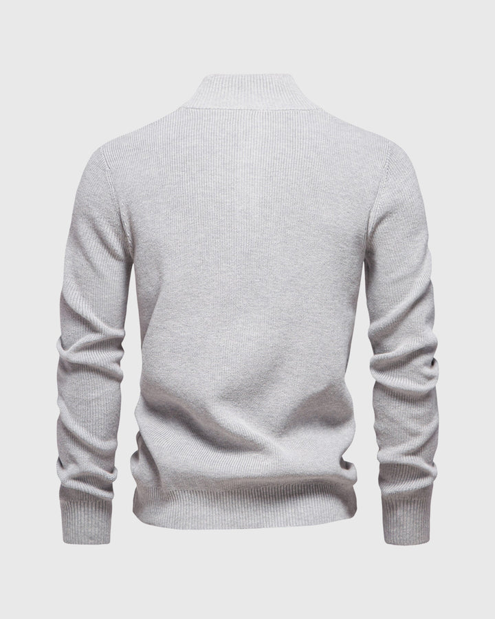 Theo | Stand Collar Sweater