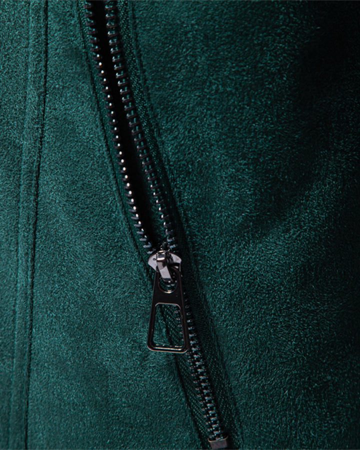 Leon | Suede Bomber Jacket