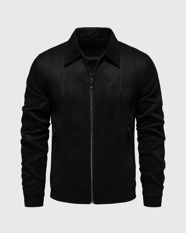 Leon | Suede Bomber Jacket