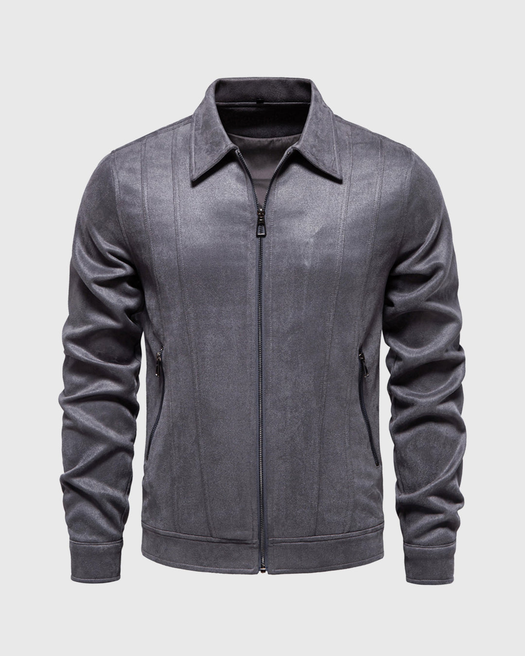 Leon | Suede Bomber Jacket