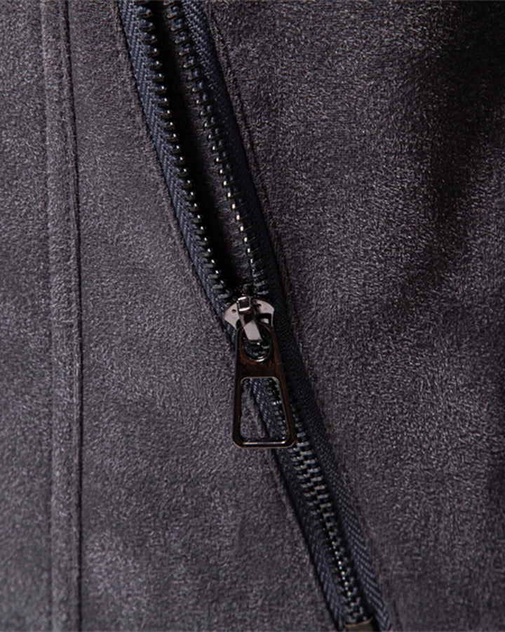 Leon | Suede Bomber Jacket