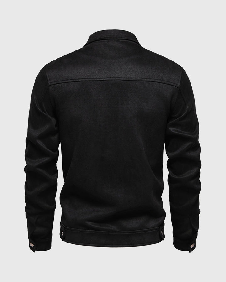 Leon | Suede Bomber Jacket