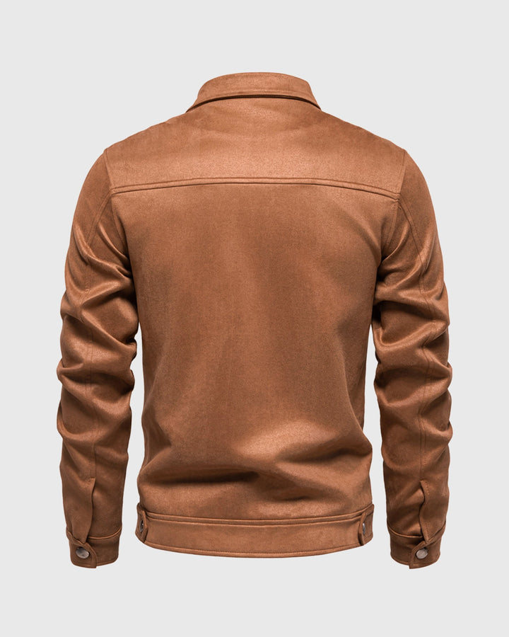 Leon | Suede Bomber Jacket