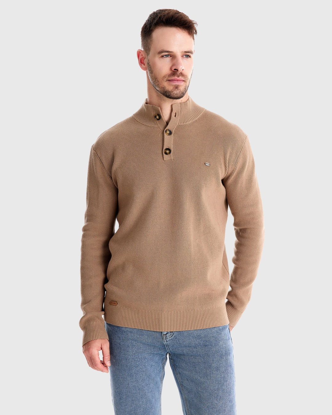 Theo | Stand Collar Sweater