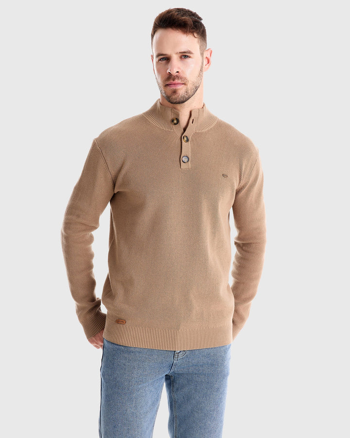 Theo | Stand Collar Sweater