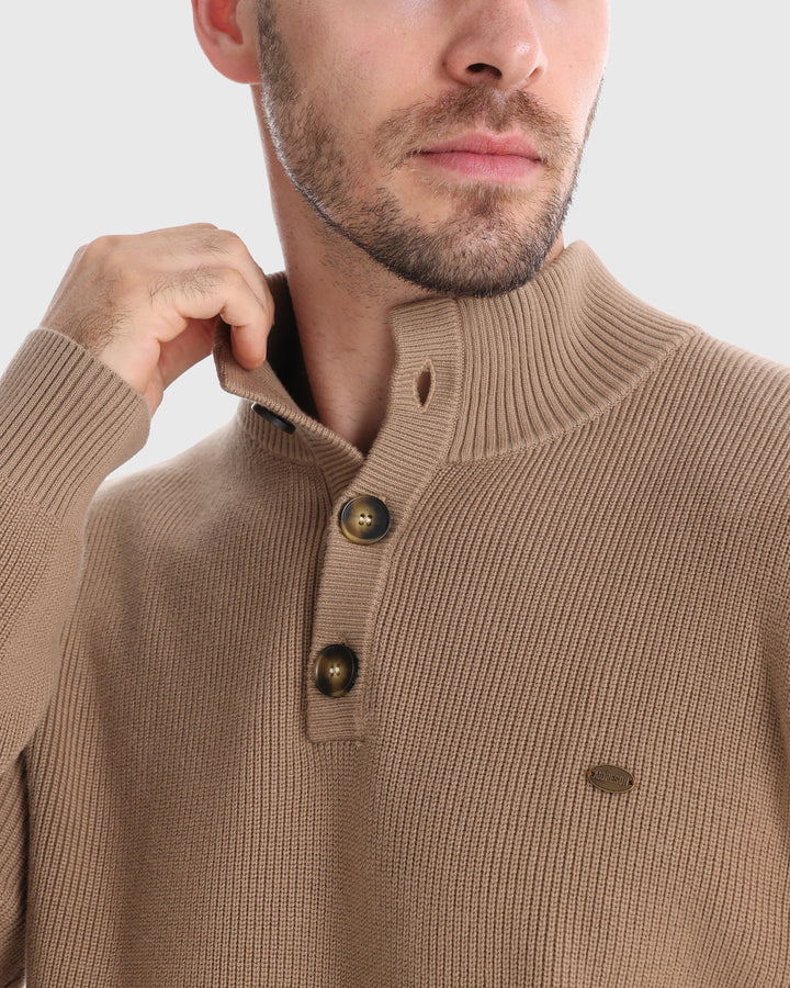 Theo | Stand Collar Sweater