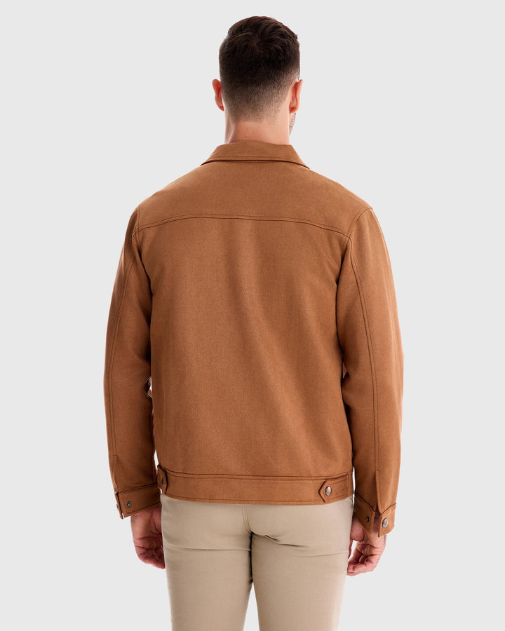 Leon | Suede Bomber Jacket