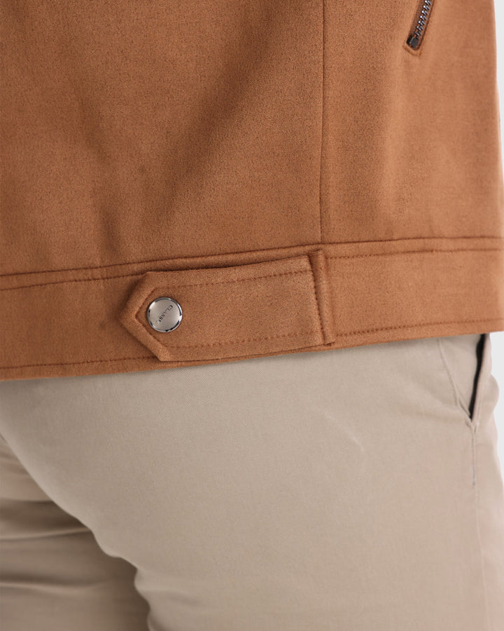 Leon | Suede Bomber Jacket