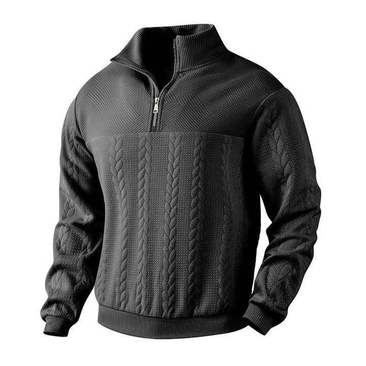 Victor | Vintage-Inspired Zip Sweater