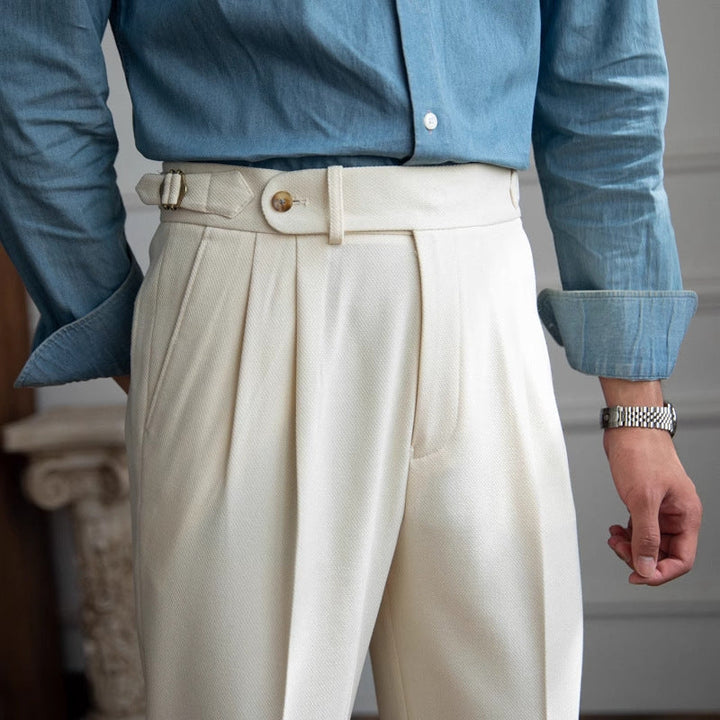 Livorno | Modern Pleated Trousers