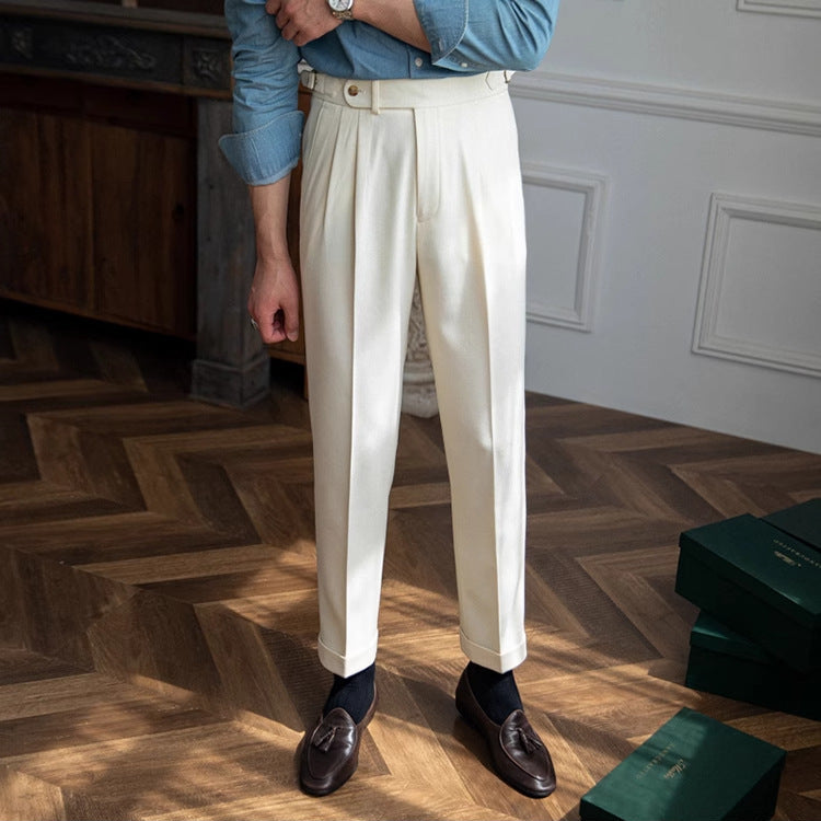 Livorno | Modern Pleated Trousers