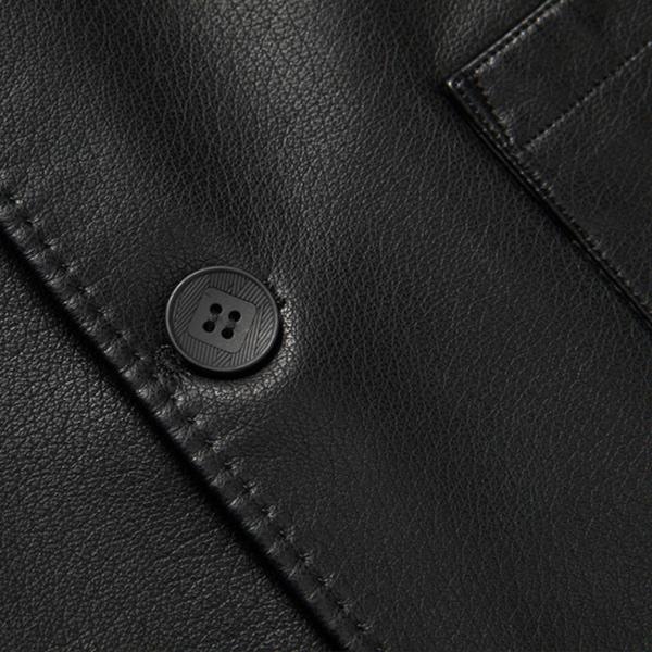 Enzo | Leather Blazer