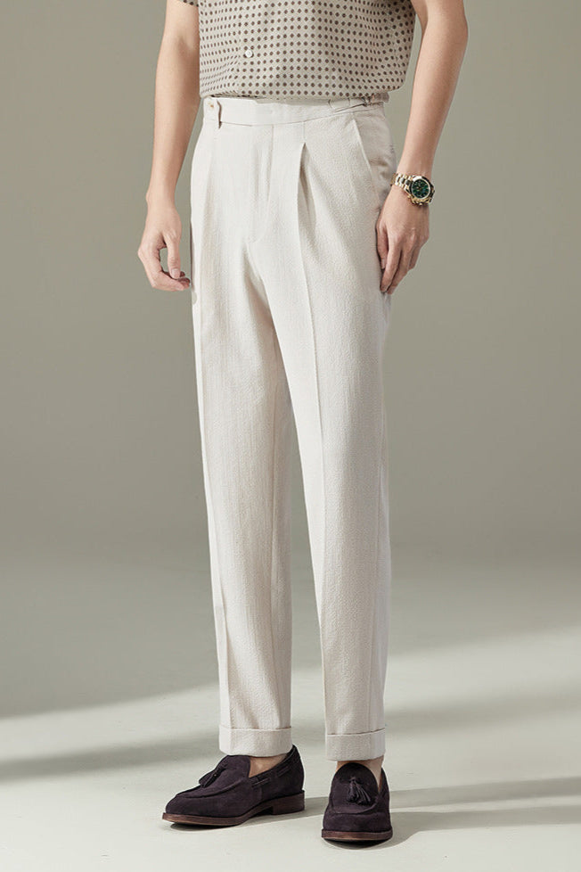 Trento | Breezy Seersucker Pants