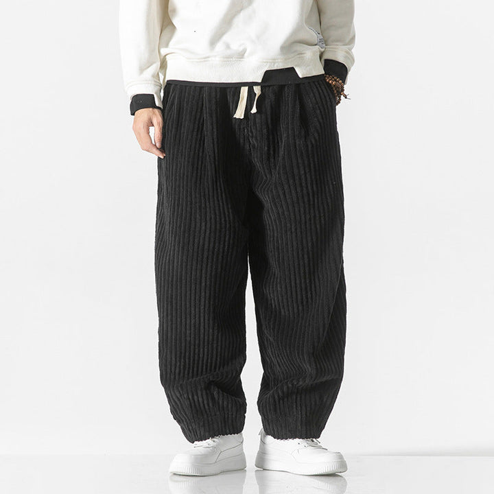 Masaaki | Wide-Leg Corduroy Pants