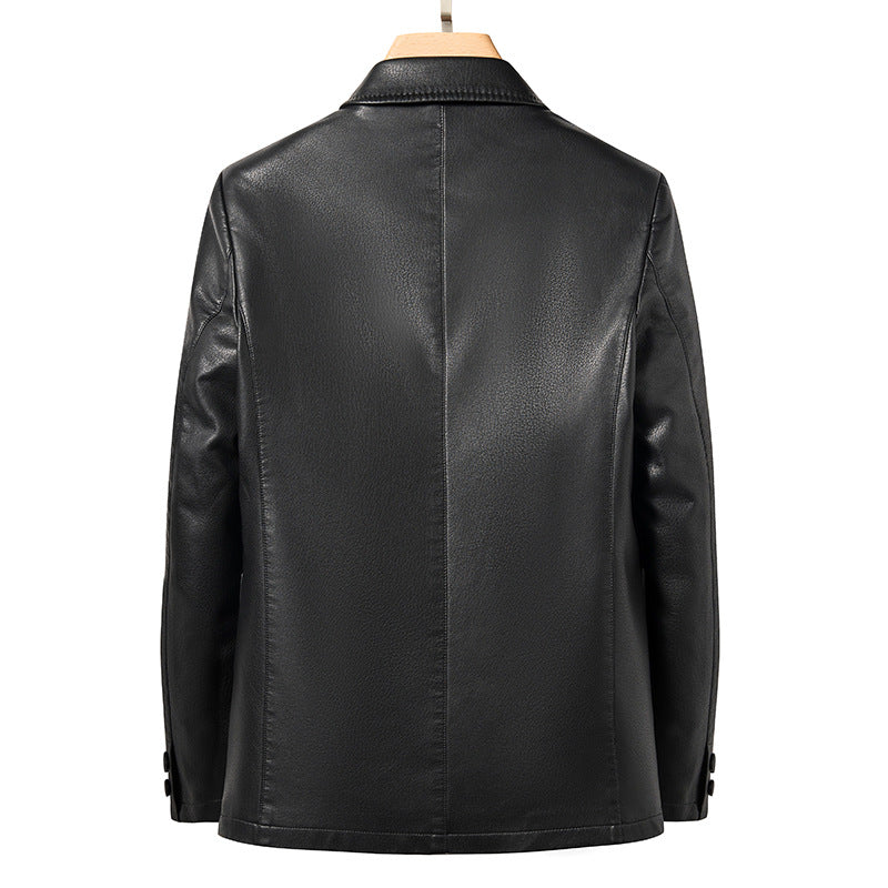 Enzo | Leather Blazer