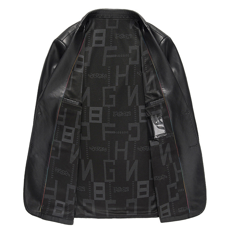 Enzo | Leather Blazer