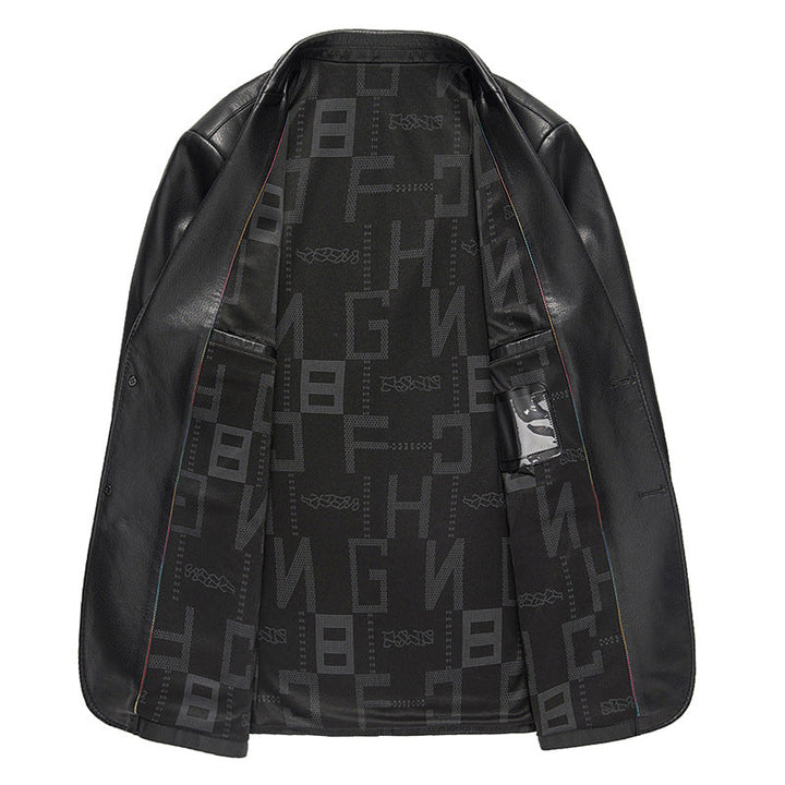 Enzo | Leather Blazer