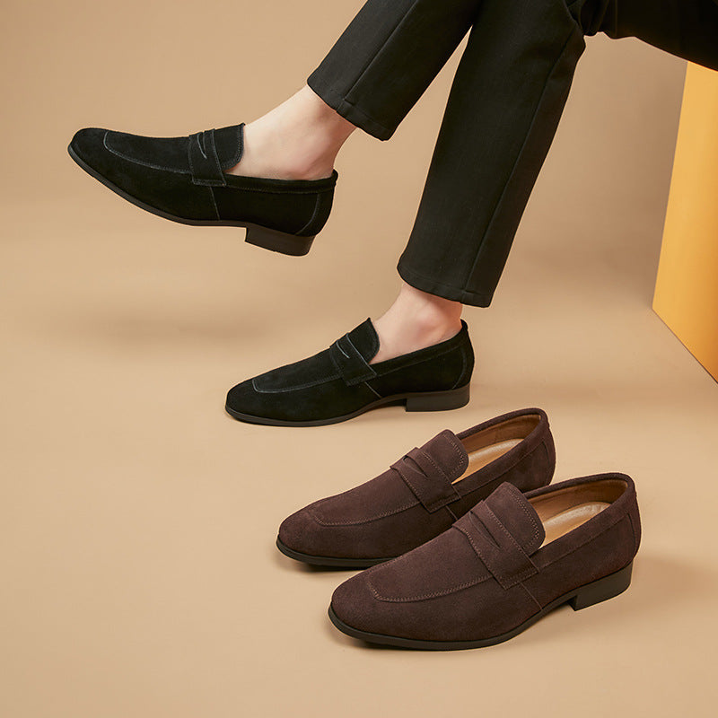 Vittorio | Suede Penny Loafers