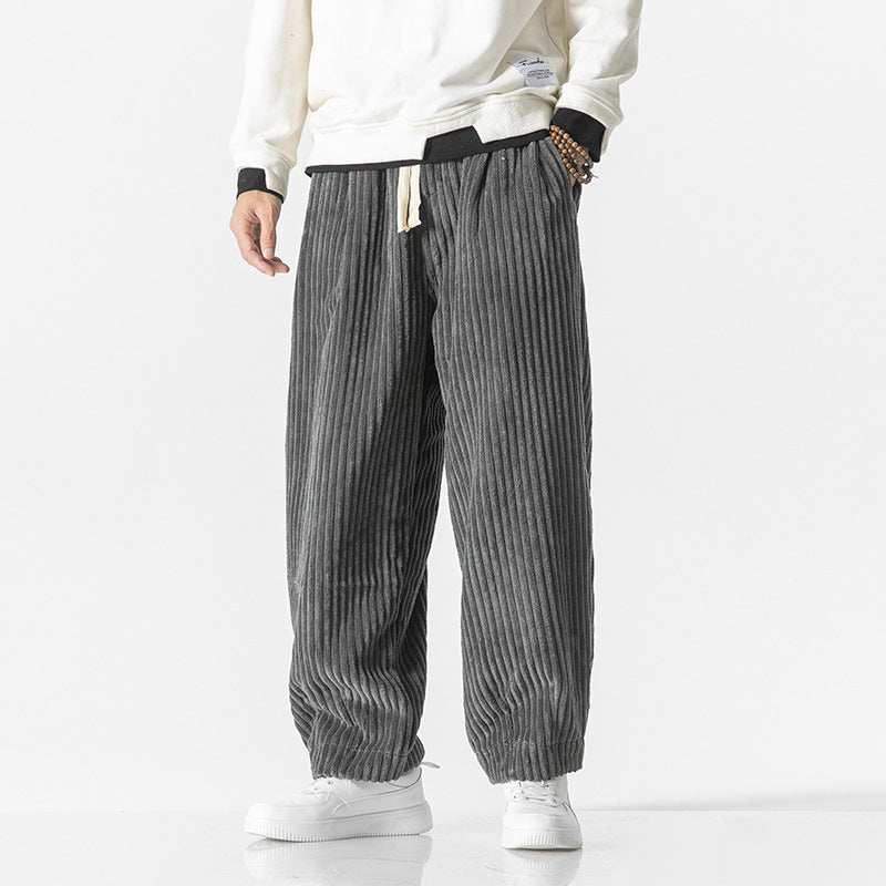 Masaaki | Wide-Leg Corduroy Pants