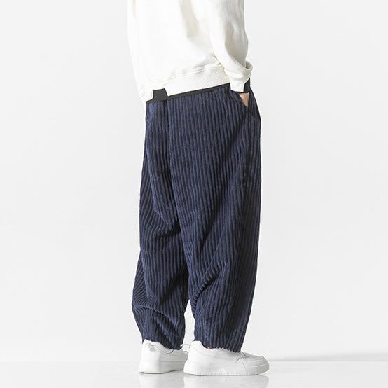 Masaaki | Wide-Leg Corduroy Pants