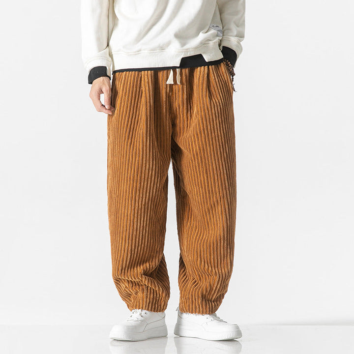 Masaaki | Wide-Leg Corduroy Pants