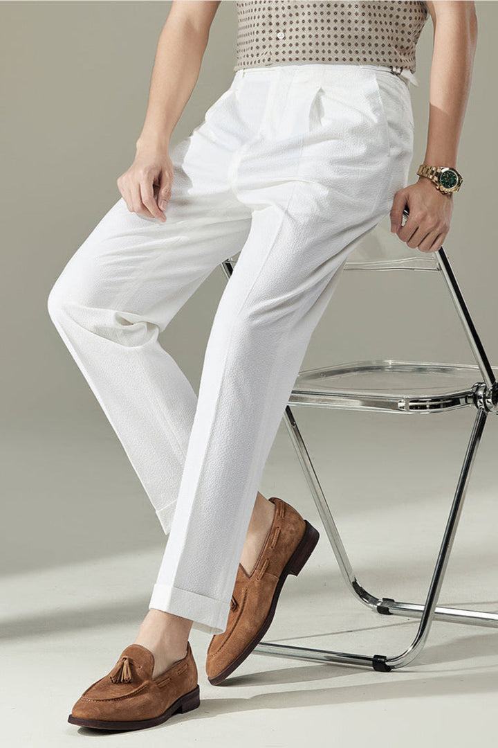 Trento | Breezy Seersucker Pants