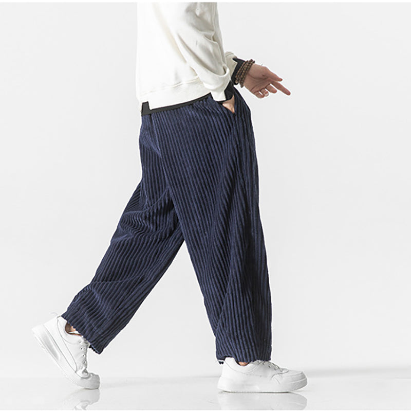 Masaaki | Wide-Leg Corduroy Pants