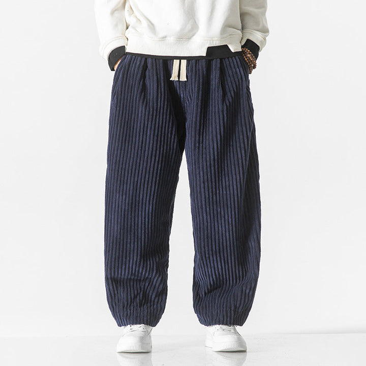 Masaaki | Wide-Leg Corduroy Pants