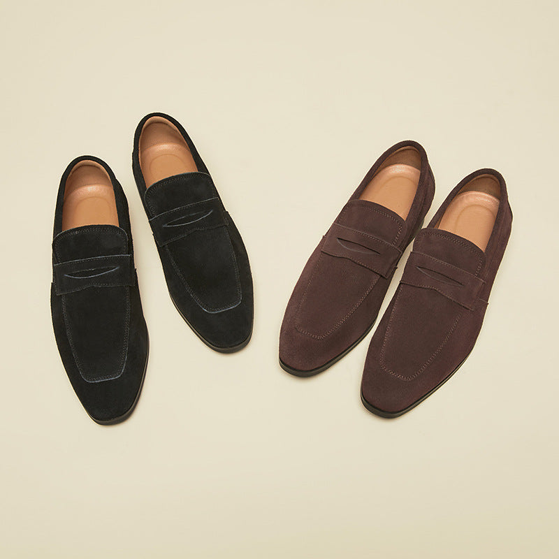 Vittorio | Suede Penny Loafers