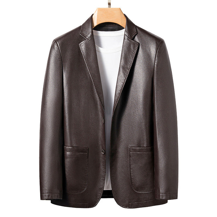 Enzo | Leather Blazer