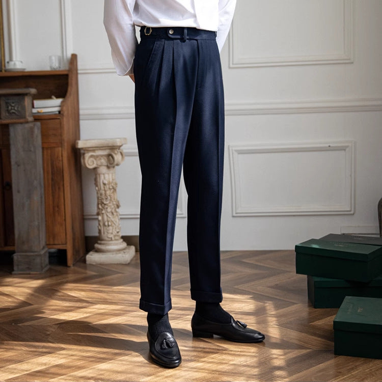 Livorno | Modern Pleated Trousers