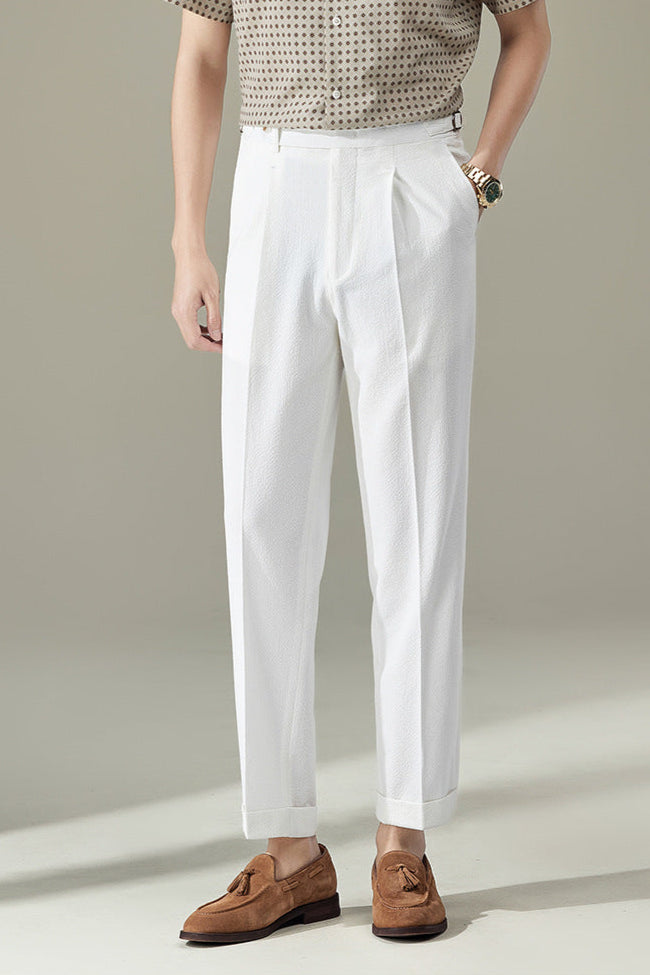 Trento | Breezy Seersucker Pants