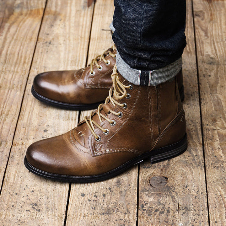 Lucian | Leather Boots