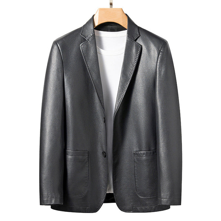 Enzo | Leather Blazer