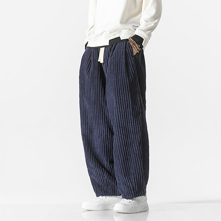 Masaaki | Wide-Leg Corduroy Pants