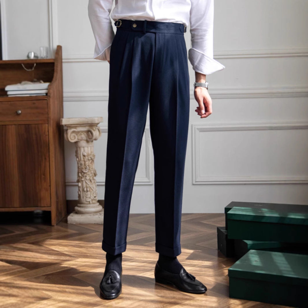 Livorno | Modern Pleated Trousers