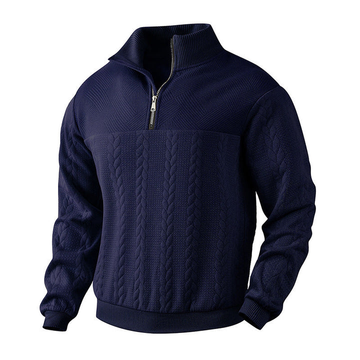 Victor | Vintage-Inspired Zip Sweater