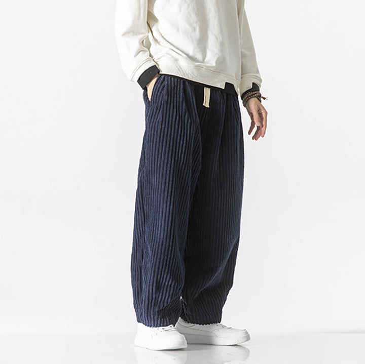 Masaaki | Wide-Leg Corduroy Pants