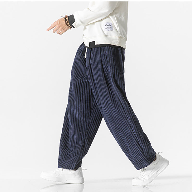 Masaaki | Wide-Leg Corduroy Pants