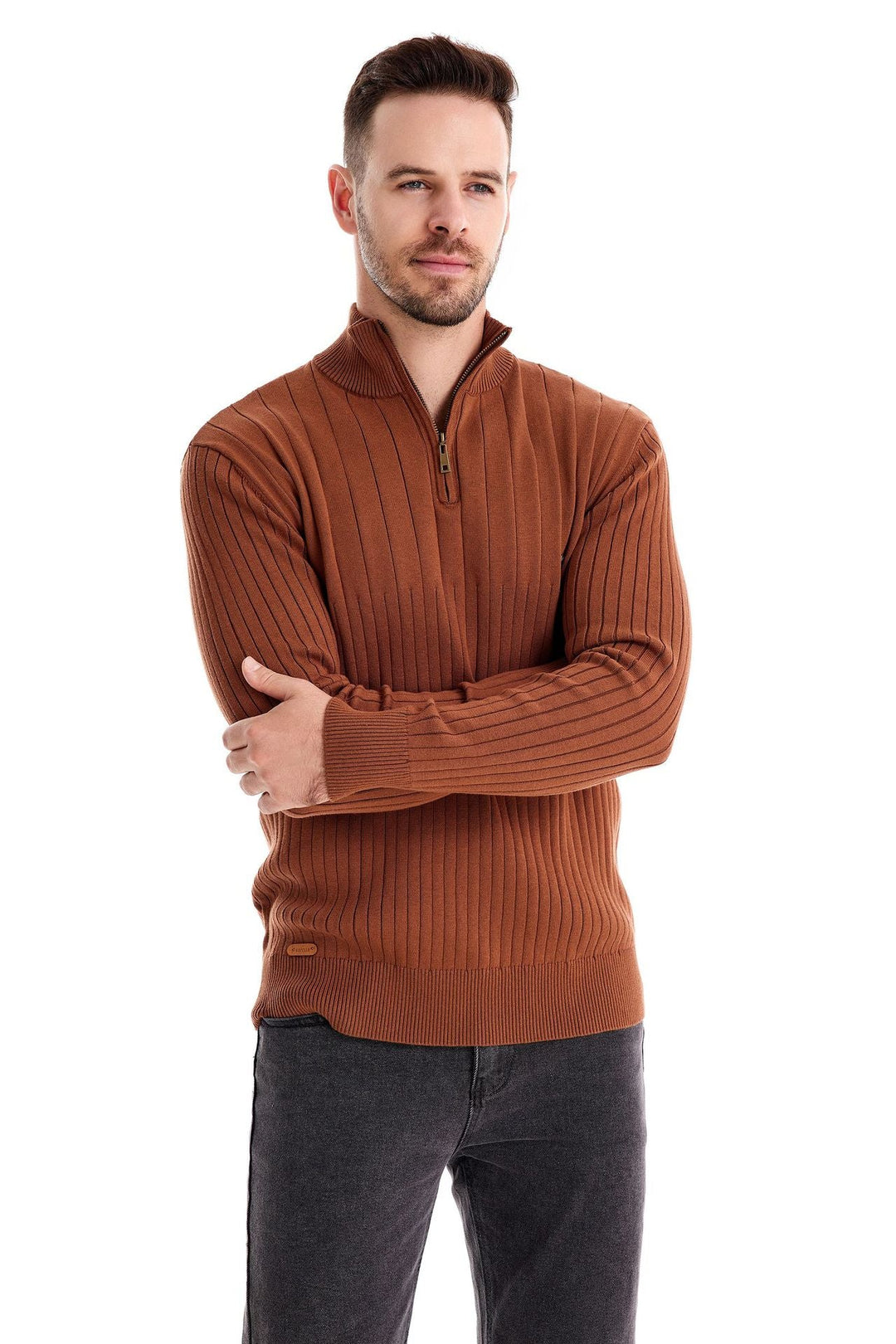 Sebastian | Half-Zip Knit Pullover