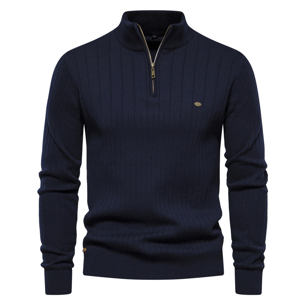 Sebastian | Half-Zip Knit Pullover