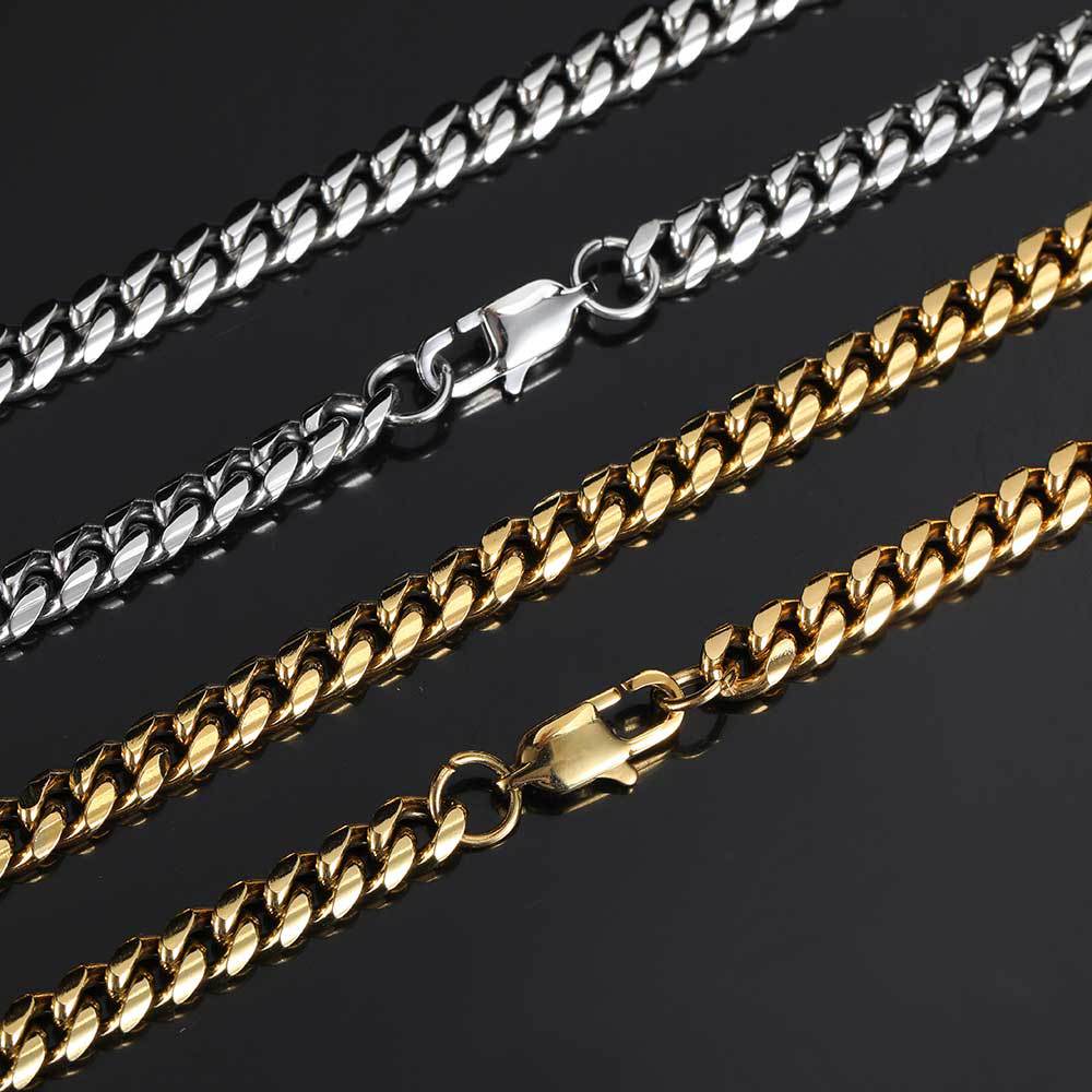 Cuban Chain (Gold) 4mm