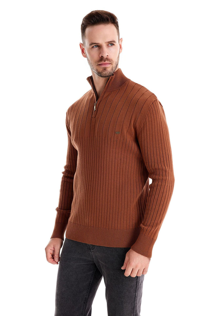 Sebastian | Half-Zip Knit Pullover