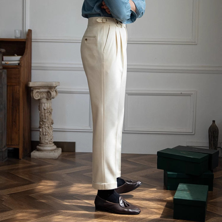 Livorno | Modern Pleated Trousers