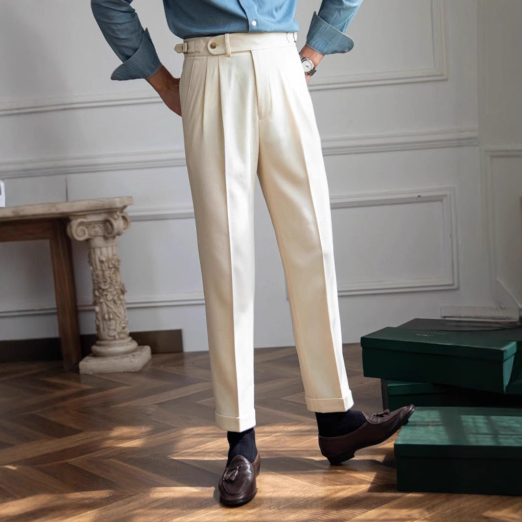 Livorno | Modern Pleated Trousers